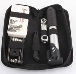 Kit Ferramentas Bike Chaves Remendo Reparo Pneu Bolsa Quadro