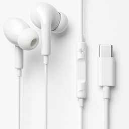 Fones De Ouvido Com Fio Tipo C Intra Auricular Microfone Integrado Compativel iPhone 15 15 Pro 15 Pro Max 16 16 Pro Max Com Fio Fones Estéreo Compatíveis ANDROID LG Qualidade Premium