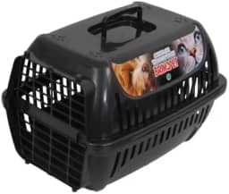 Caixa de Transporte N1 42x30 Pets Cães e Gatos - Original e Mais Vendida! (Preto)