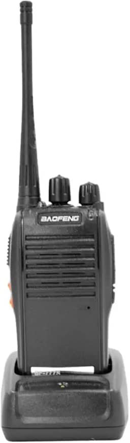 AGold Rádio Comunicador Walk Talk Profissional, 16 Frequências, UHF 400-470 MHz, Alcance 6km, Kit com 2 Unidades, Bateria 1500mAh