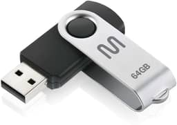 Pen Drive Twist 64GB USB com Leitura até 10MB/s e Gravação até 3MB/s Preto Multi - PD590