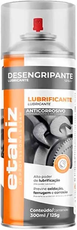 Desengripante Etaniz 300ml Antiferrugem Anticorrosivo Metais