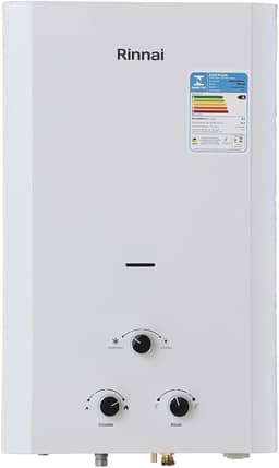 Rinnai M20-20 litros GLP Branco - Aquecedor de Água a Gás Mecânico REU-M200 CFH