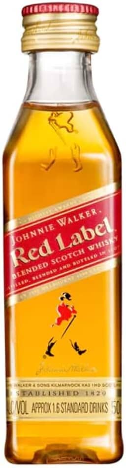 JOHNNIE WALKER Whisky Red Label, 50ml