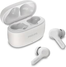 PHILIPS, Fone de Ouvido Sem Fio TWS, TAT1109WT/00, Bluetooth, Com Microfone, Até 24 horas de bateria, Branco