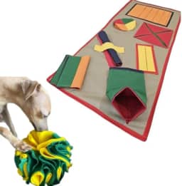 Tapete de Fuçar para Cães com Bola de Forrageio, Atividade Lúdica