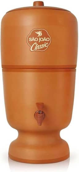 Filtro de Água de Barro Classic São João com Vela e Boia 5 Litros