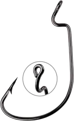 Kit 25 Anzol Offset Antienrosco EWG Para Iscas Soft Pesca Varios Tamanhos Robalos Traíras Tucunarés Black Bass