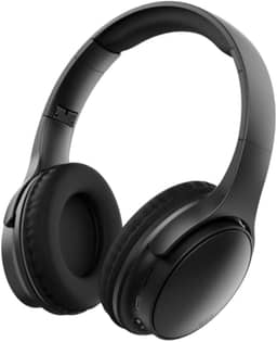 Fone De Ouvido Bluetooth 5.4 Headphone Sem Fio Fone Corrida Academia Com Cancelamento de Ruído On-ear com Microfone HD, Cancelamento de Ruído, Compatível com PC e Smartphone (Preto)