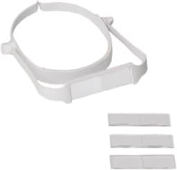 Lupa De Cabeça Pala Vision Branca 4 Lentes Estojo Estek