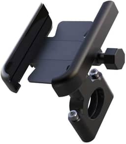 Suporte para Celular Moto e Suporte para Celular Bike GPS Aluminio Motoboy Anti Queda Acessórios para Moto(1 peça preto)