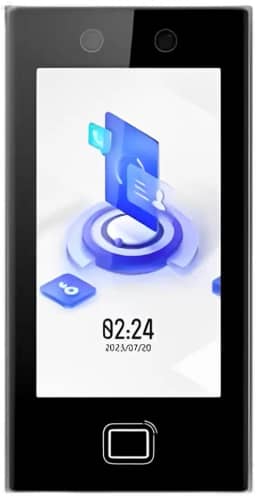 Leitor Biométrico Hik DS-K1T672MX | Reconhecimento Facial, Cartão 13.56 MHz, Tela 7', Controle de 2 Portas