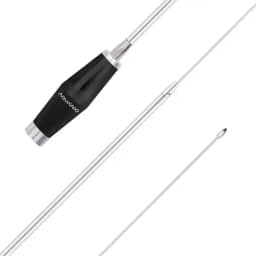 ANTENA MINI MARINOX PARA RÁDIO PX 10, 11 E 12 METROS COM PROLONGADOR 40CM B-2005P40 - AQUARIO