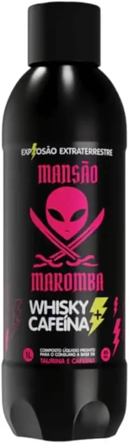 Drink Whisky + Cafeína Mansão Maromba 1l Cocktal Gaseificado