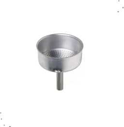 Funil de Reposição para Cafeteira Italiana Moka – Alumínio Durável – Vários Tamanhos (6 Xicaras)