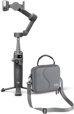 DJI Osmo Mobile Gimbal 7P com módulo multifuncional e estojo de estabilização e viagem de 7ª geração