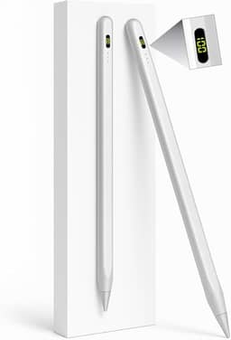 Caneta Touch Screen Stylus Compativel Com Display Android Tablet Notebooks - Recarregavel Carregamento Rapido Capacitiva Ponta Fina Com Alta Precisão Inclinação Sensibilidade Digital Universal