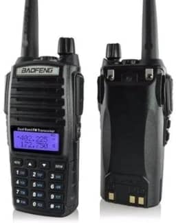 Rádio Ht Comunicador Baofeng Dual Band Uv82 Rádio Fm + Fone