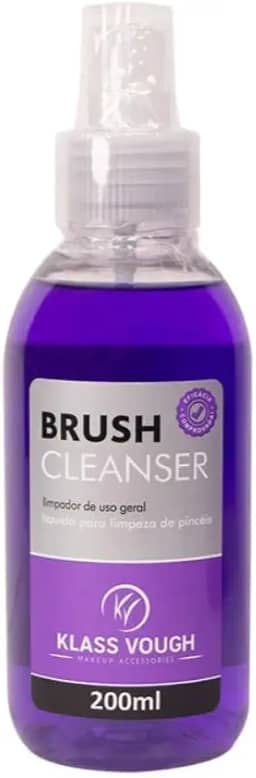 Klass Vough- Limpador de Pincéis de Maquiagem Profissional Brush Clean (200ml c/Borrifador)
