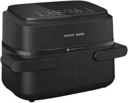 Fritadeira Airfryer Série 1000 Duplo Cesto 7,1L, Philips Walita, 2450W, 2 anos de garantia, 220v - NA150/09
