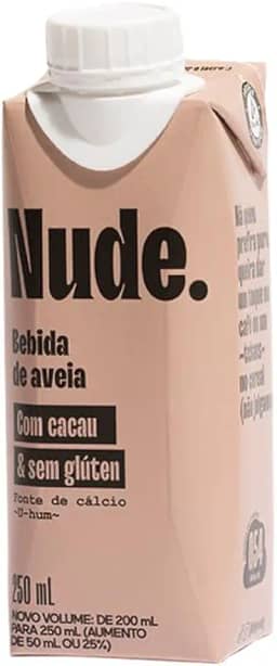 Leite Vegetal de Aveia To Go Sabor Cacau Nude 250ml