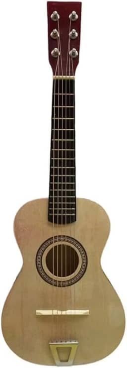 Mini Violão Infantil Palheta Semi Profissional Crianças Corda Em Aço Acústico Real Verdadeiro (NATURAL)