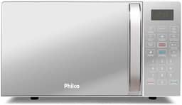 Micro-ondas Philco 20L, 1100W, Branco Espelhado, 110V