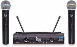 Microfone sem fio Duplo UHF Dylan DW-602