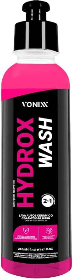 Produto para Lavar Carro Moto com Hidrorrepelência e Proteção Hydrox Wash 240ml Vonixx