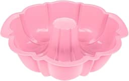 Forma Pudim Pudinzeira 1,8LT Vai ao Microondas Resistente (Rosa)