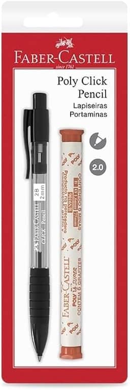 LAPISEIRA CLICK PENCIL 2.0MM PRETA CTL