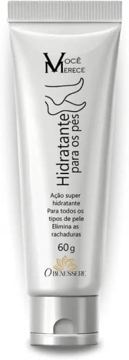 Hidratante para os Pés – Ureia + Ácido Salicílico | Hidratação Intensa e Reparação de Rachaduras | 60g | O Benessere Nutrition