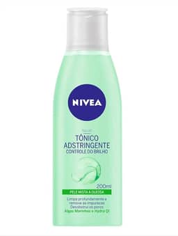 NIVEA Tônico Facial Controle do Brilho - Remove profundamente as impurezas, ajuda a controlar a oleosidade, contém vitamina B5 e é livre de álcool etílico em sua fórmula - 200ml