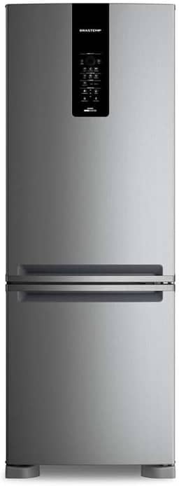 Geladeira Brastemp Frost Free Inverse A+++ 461 litros cor Inox com tecnologia Inverter e Freeze Control Advanced - BRE59FK 110V
