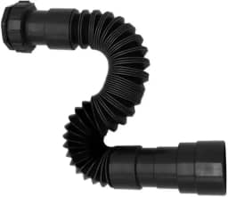 Sifão Sanfonado/extensivo Universal Abs Preto Black Flexivel