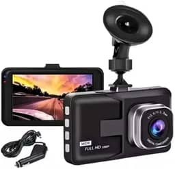 Câmera Veicular Full HD 1080P, Tela LCD, Sensor G, Gravação em Loop, Visão Noturna, Suporte para Cartão Micro SD