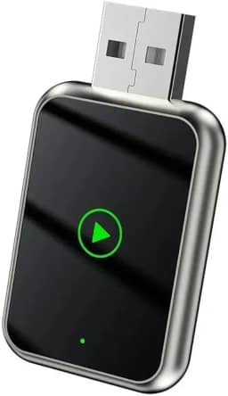 Adaptador CarPlay e Android Auto Sem Fio 2 em 1 | Conversor USB Plug & Play para Multimídia Original | Conexão Automática Rápida 5GHz
