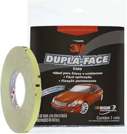 Fita Dupla Face 3M Automotiva de Espuma 5369 6MM X 20M