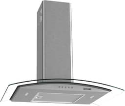 COIFA DE PAREDE 70CM VIDRO CURVO CLEAN FOGATTI KROMANOX 127V