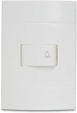 Conjunto Campainha Pulsador 10A 250V Branco Lunare Prm44061, Schneider Electric