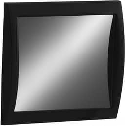 Espelho Portátil com Ventosa para Banheiro, Dupla Face, Giro 360°, 26,5 x 17,5 cm (Preto)