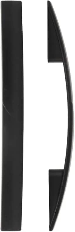 Kit 8 Puxadores de Gaveta para Banheiro, Armário, Cozinha, Quebec (Preto Fosco)