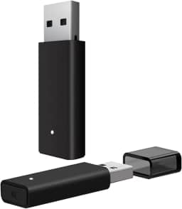 Adaptador Sem Fio para Controles de Console - Compatível com Xbox One/Series X|S e PC Windows 11/10/8/7, Conexão Estável para 8 Dispositivos Simultâneos (Chip Original)