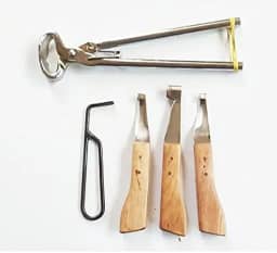 Conjunto Ferrador Casqueamento Cavalo + Torquesa Torques