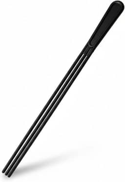 Zaidan’s Baqueta Tripla para Tamborim 3 Hastes – Nylon resistente, 37 cm, 25 g – Para samba, ensaios e shows Percussão – Cores: vermelho, azul, preto, verde (Preto)