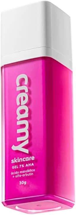 Creamy Skincare Ácido Mandélico 30g | Reduz a Oleosidade, Combate a Formação de Acne, Uniformiza o Tom da Pele | Todos os Tipos de Pele, Inclusive as Oleosas, Uso Noturno