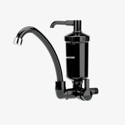 Hidrofiltros - Torneira de Cozinha Parede Pop com Filtro Purificador de Água Preta Hidrofiltros
