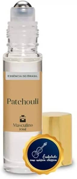 Perfume Roll On Patchouli 10ml - Masculino
