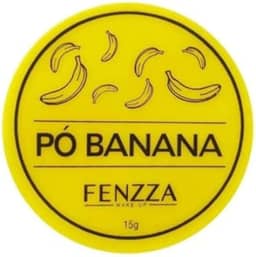 Pó Banana Fenzza - Translucido Fixador Finalizador Para Maquiagem, Absorve Oleosidade, Acabamento Aveludado, FZ34014