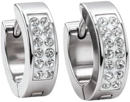 Brinco Argola Neymar Prata 925 Cravejado Masculino